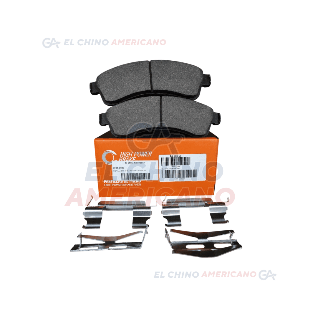 PASTILLAS DE FRENO DELANTERAS DE CARBÓN PARA CHEVROLET TRAIL BLAZER