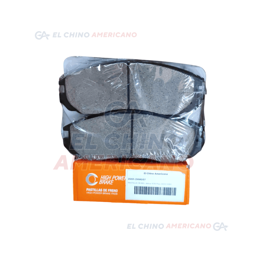 PASTILLAS DE FRENO DELANTERAS CERÁMICAS PARA JETOUR X70 PLUS