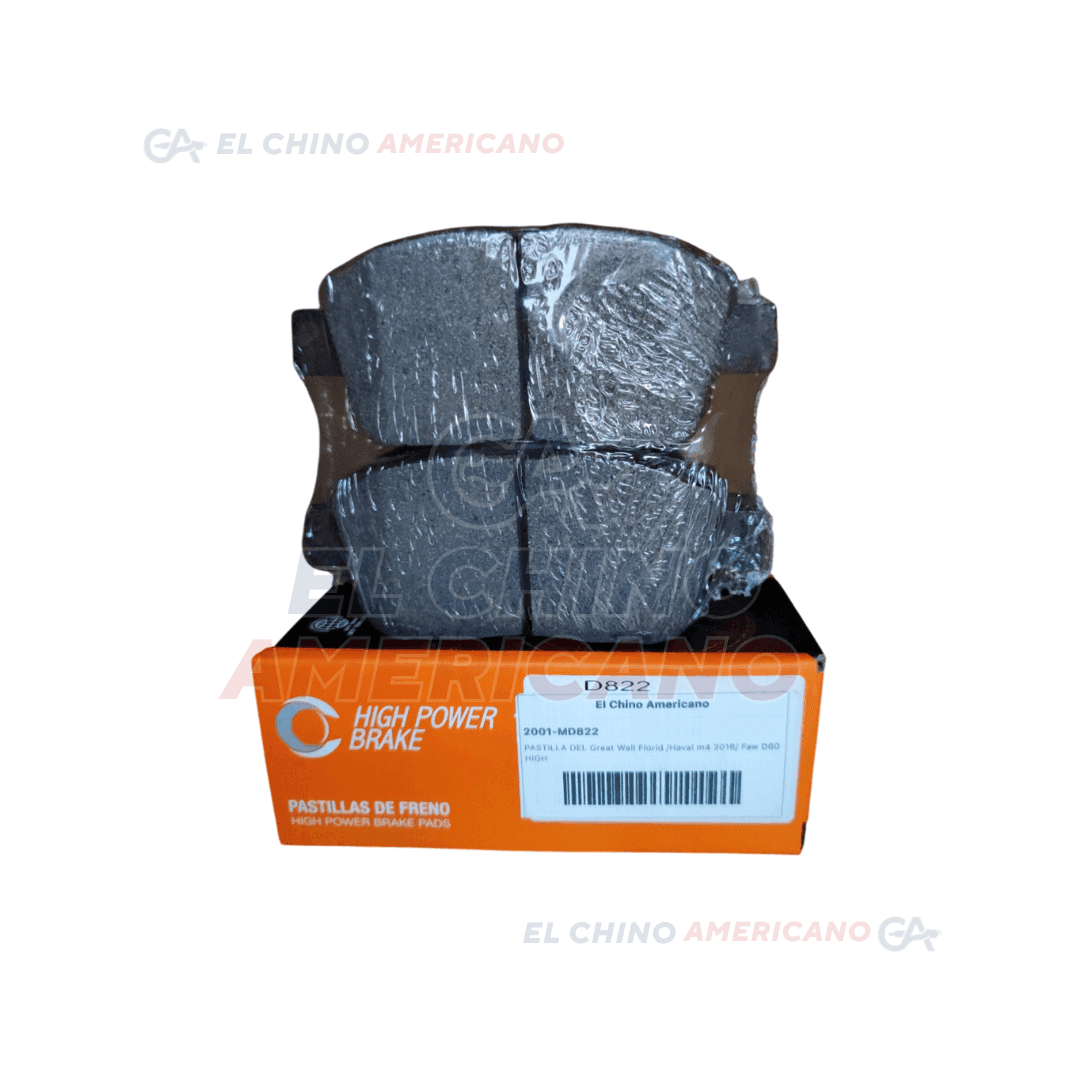 PASTILLAS DE FRENO DELANTERAS DE CARBÓN PARA GREAT WALL FLORID