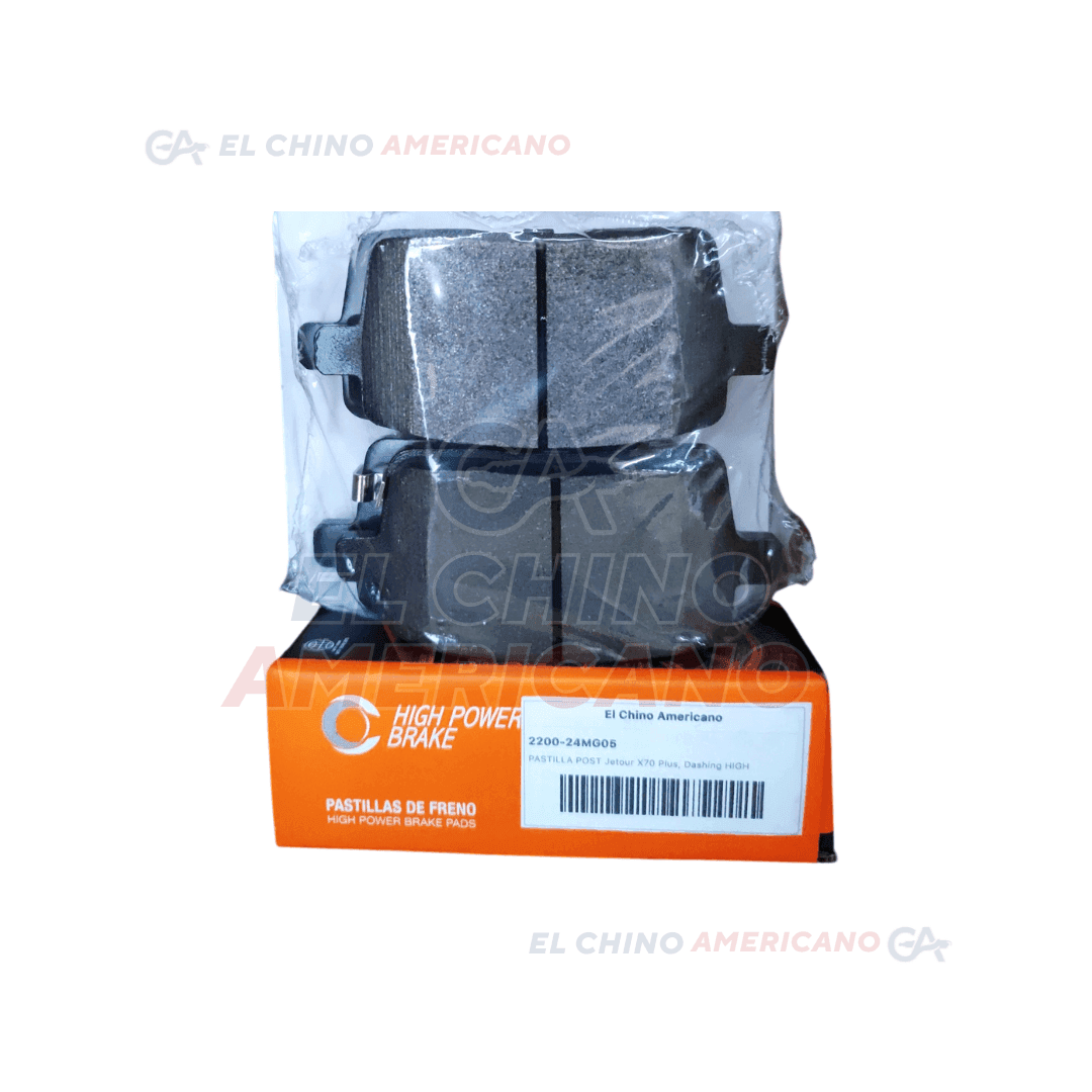 PASTILLAS DE FRENO POSTERIORES DE CARBÓN PARA JETOUR X70 PLUS