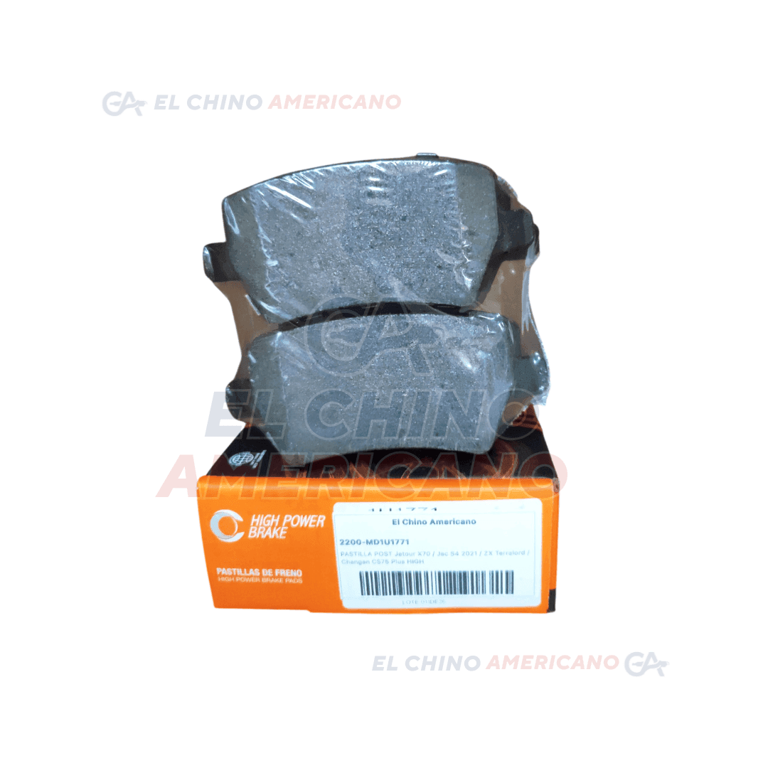 PASTILLAS DE FRENO POSTERIORES DE CARBÓN PARA JETOUR X70