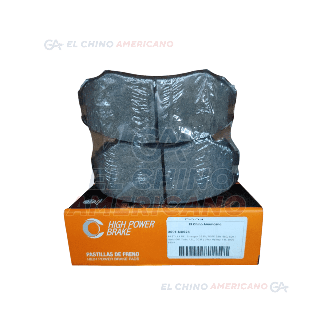 PASTILLAS DE FRENO DELANTERAS DE CARBÓN PARA CHANGAN CS35