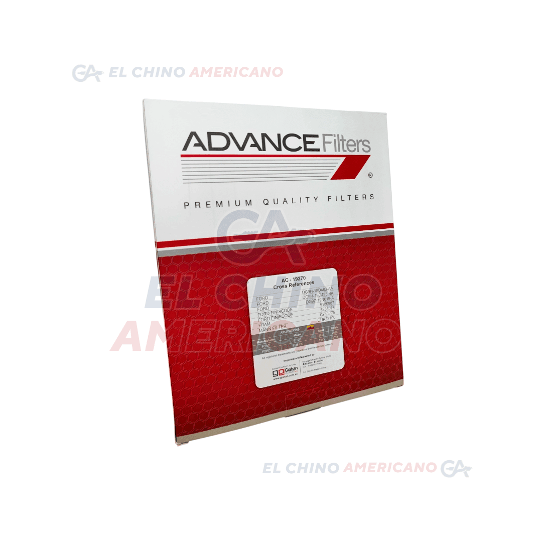 FILTRO DE CABINA PARA FORD EDGE - imagen 1