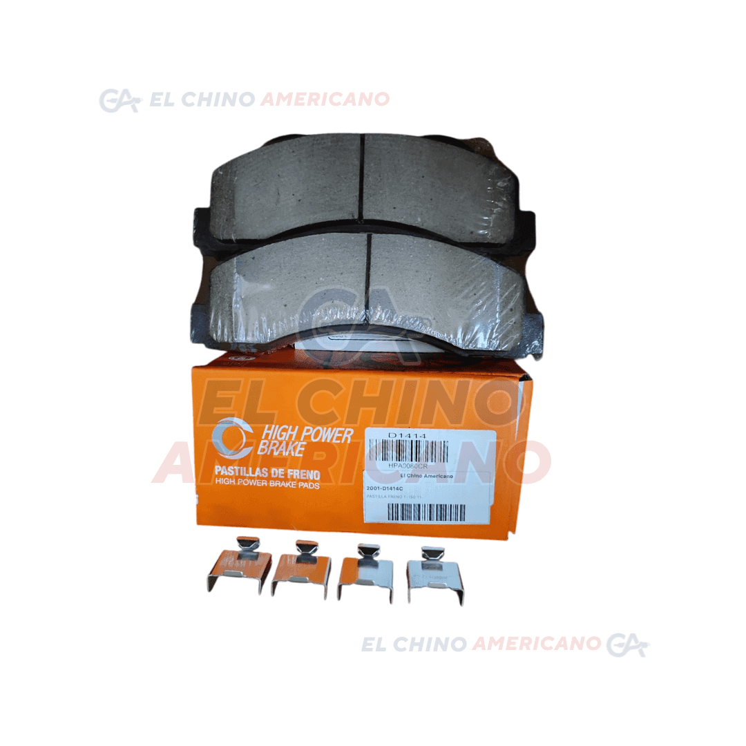 PASTILLAS DE FRENO DELANTERAS DE CARBÓN PARA FORD F-150 PASTILLAS DE FRENO DELANTERAS DE CARBÓN PARA FORD F-150